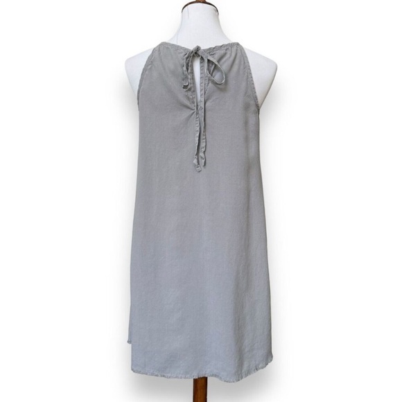 ANTHROPOLOGIE Dress CLOTH & STONE BELLA DAHL Midi Lined Rayon Gray Size X Small - Picture 3 of 8